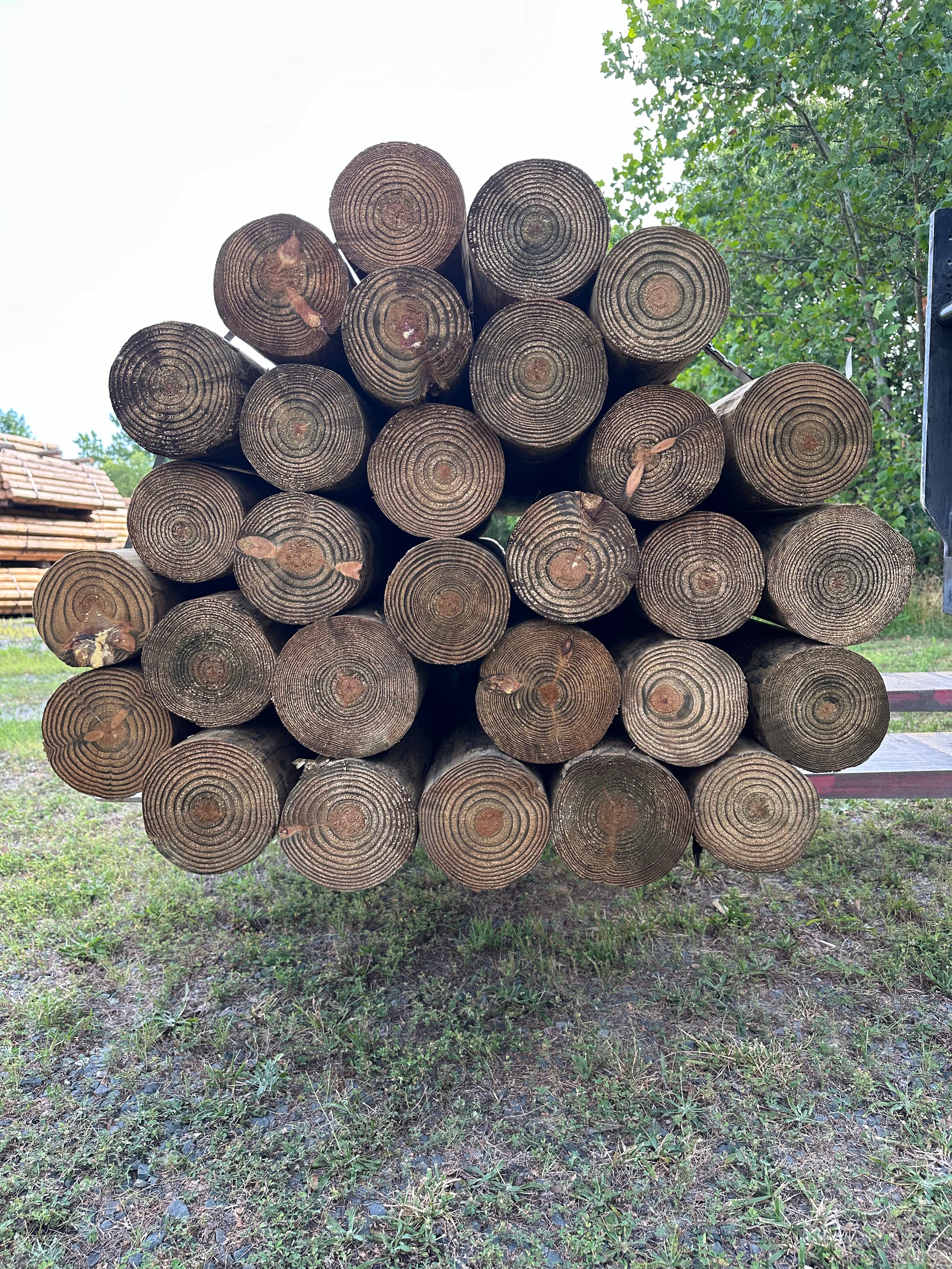 6–7 in Tapered Round Post | CCA Treated (.40)