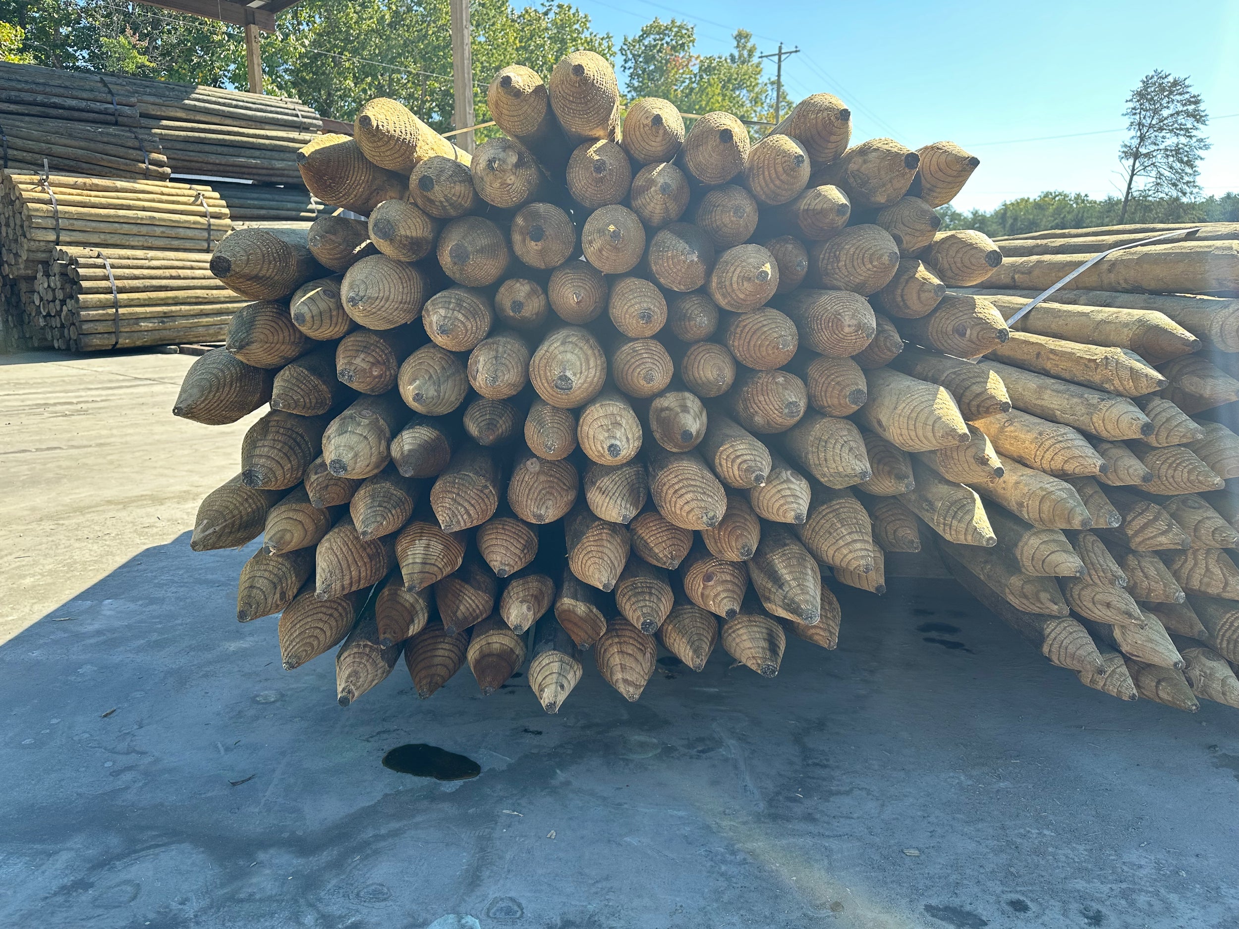 3–4 in Tapered Round Post | CCA Treated (.40)