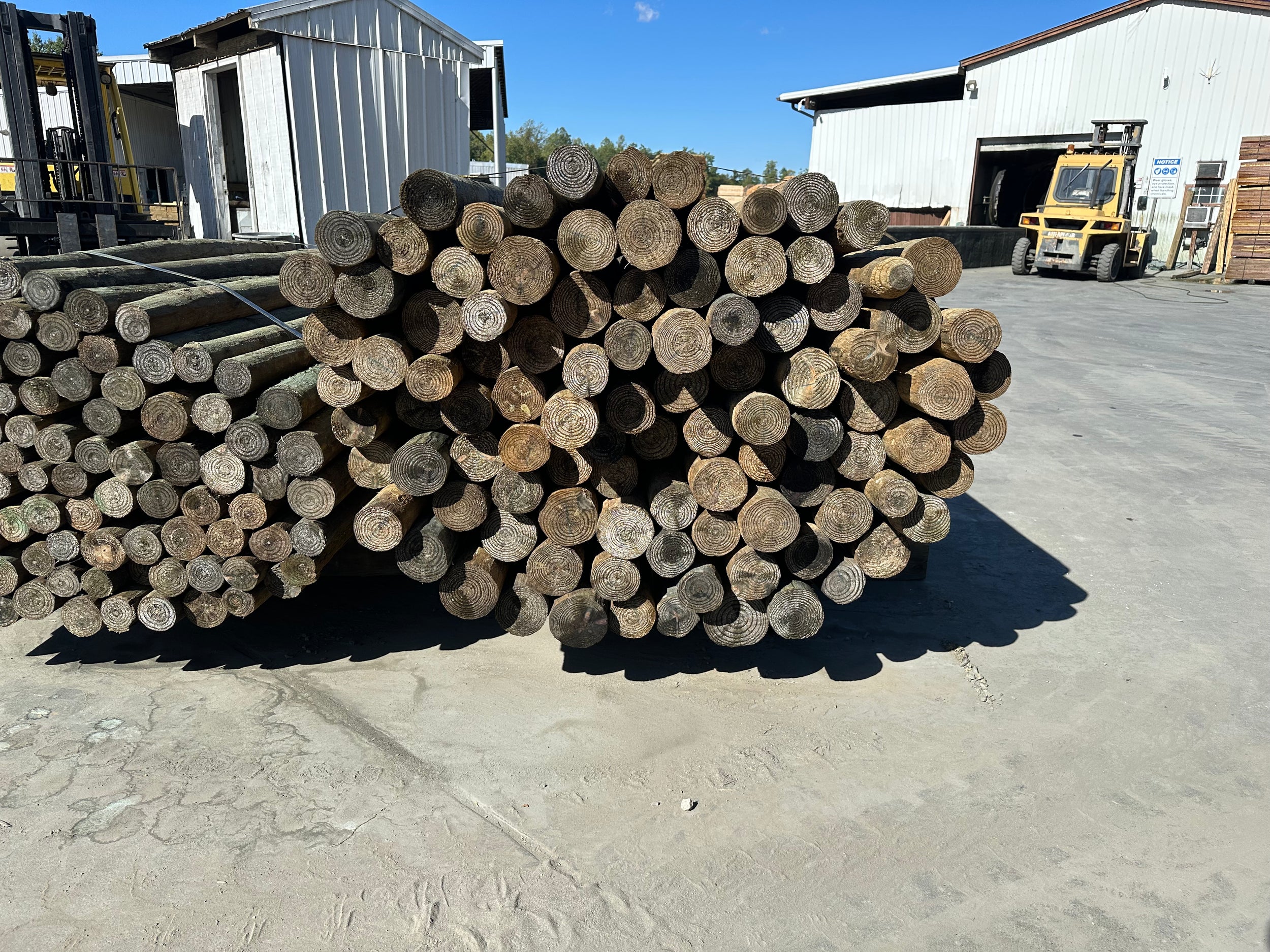 3–4 in Tapered Round Post | CCA Treated (.40)